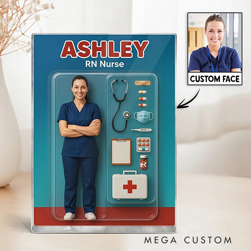 Personalized Nurse Acrylic Block Plaque Custom Photo Perfect Memorial Holiday Gift