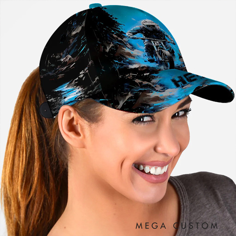 Personalized Cool Dirt Bike Riding Classic Cap for Cycling Lovers