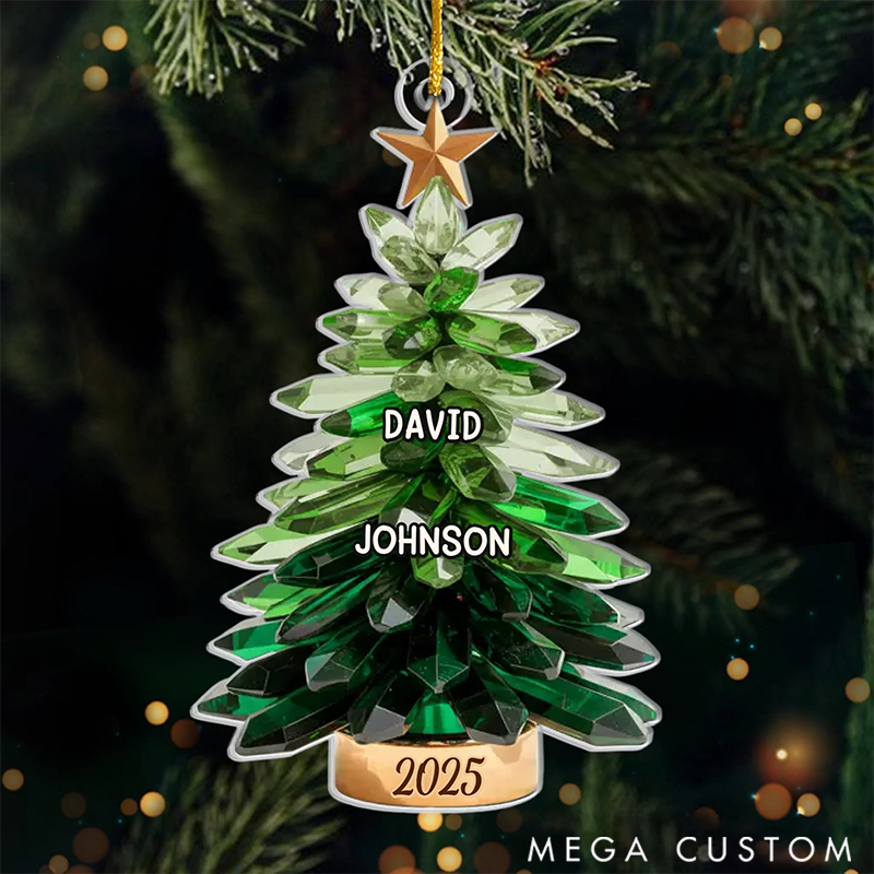 Personalized Family Christmas Ornaments Home Filled With Holiday Cheer