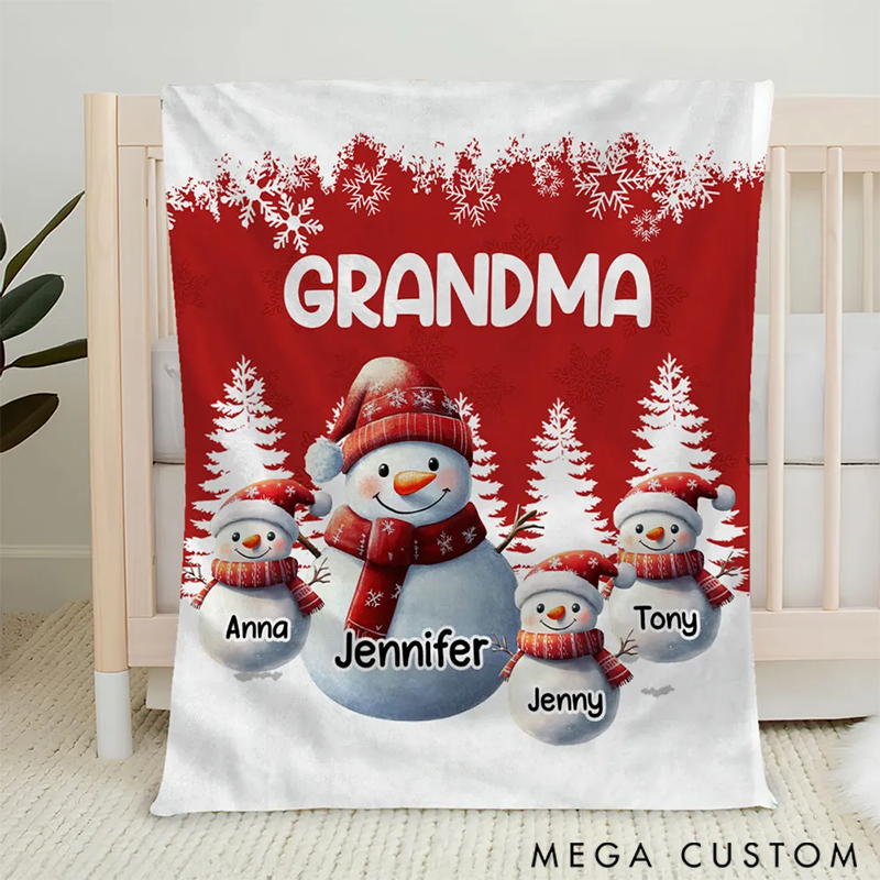 Personalized Mom You are My Hero Printed Blanket Mother's Day Gift for Mom Grandma