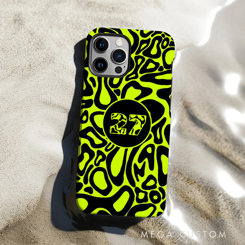 Personalized Racing Number Phone Case Custom Number Design for Racers and Racing Lovers
