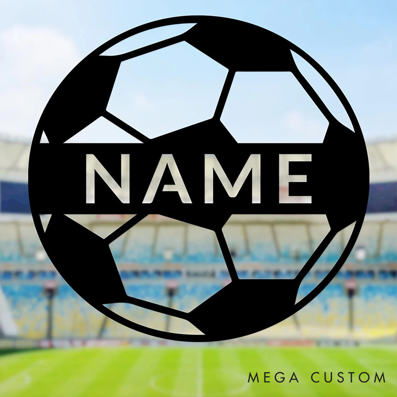 [Copy]Personalized Soccer Metal Sign with Perfect Gift for Sport Player 