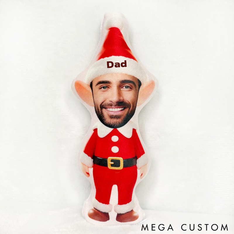 Personalized Cute Christmas Pillow Gift with Cartoon Styles for Family Members