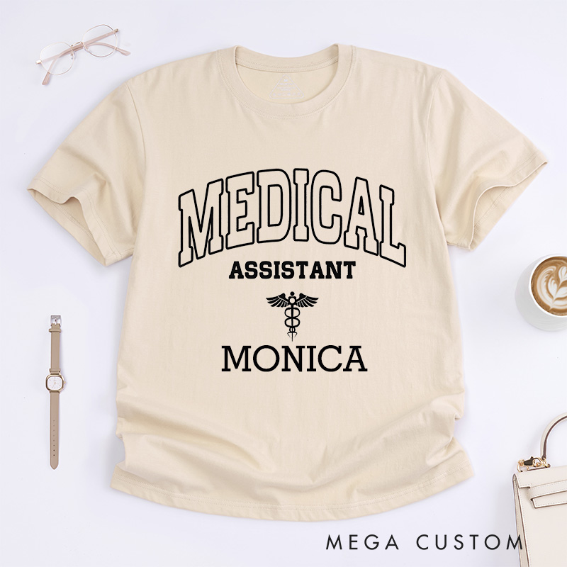 Personalized Nurse T-Shirts Classic Medical Assistant Design T-Shirts