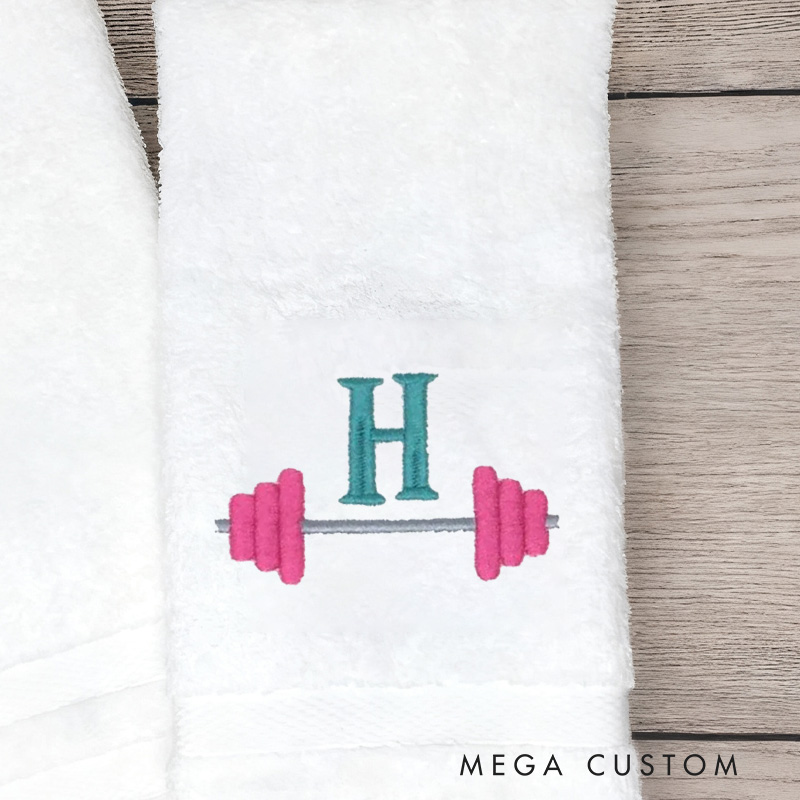 Personalized GYM Towel Sports Towel Monogrammed Workout Towel Sport Towel Embroidered Gym Towel Sports Gym Hand Towel Workout Fitness Gym Lover Gift