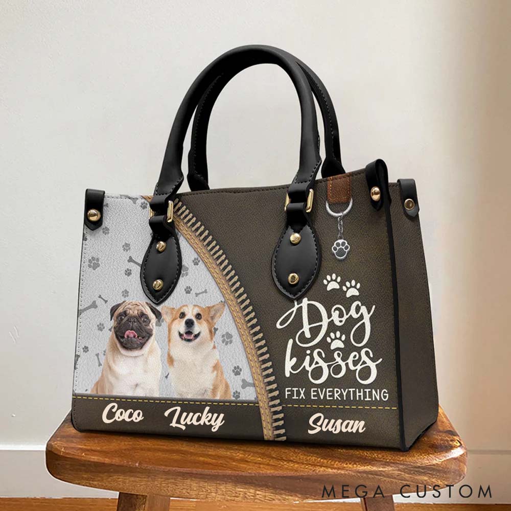 Personalized Pet Lover Custom Photo Life is Better with Fur Babies Tote Bag