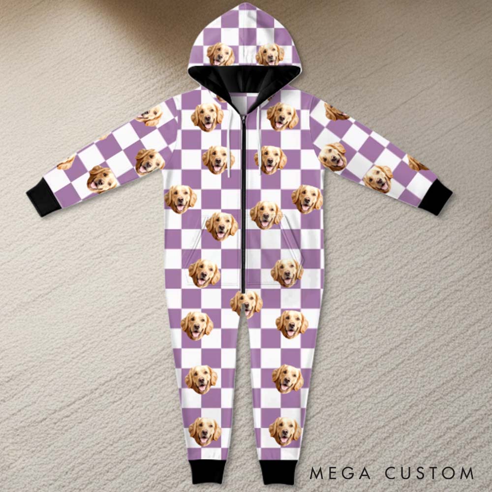 Personalized Pet Lover too Glam to Give a Woof Adult Onesie