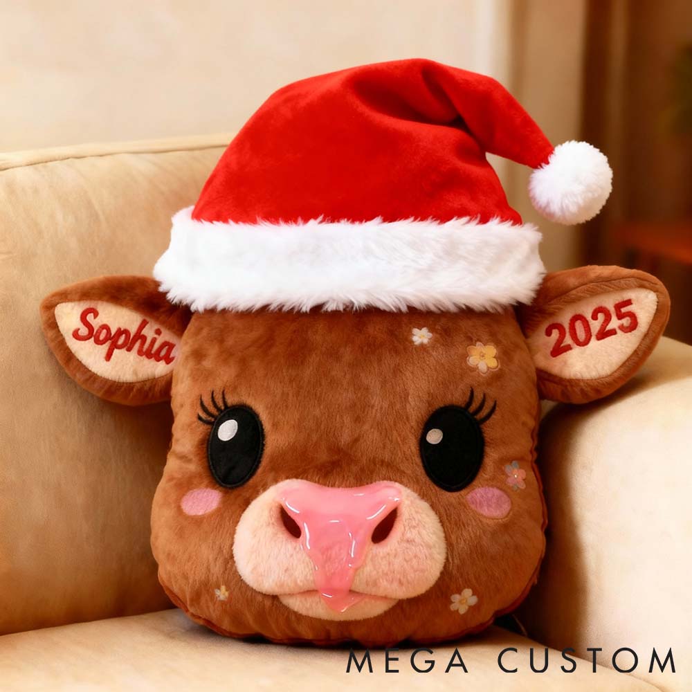 Personalized Pet Lover Cute Highland Cow Graphic 3D Print Pillow