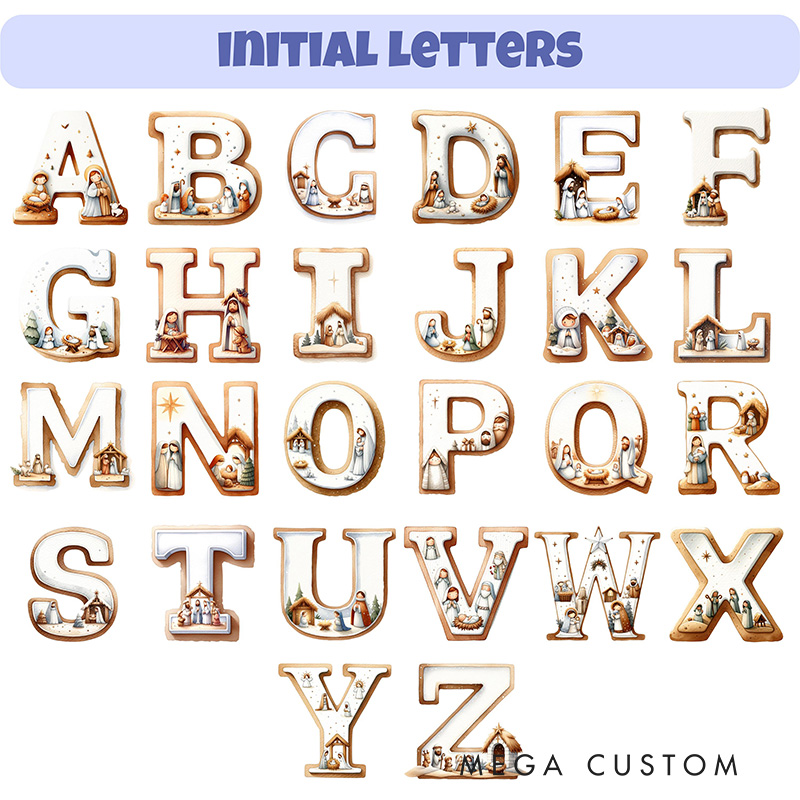 Personalized Nativity Scene Acrylic Christmas Ornament with Custom Name Religious Gift Christmas Tree Decor Christian Gift