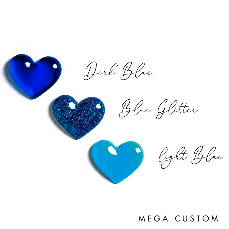 Handmade Resin Glitter Pocket Hug Heart Tiny Token Gift with Poem Card Keepsake Friendship Gift Party Favour Stocking Filler
