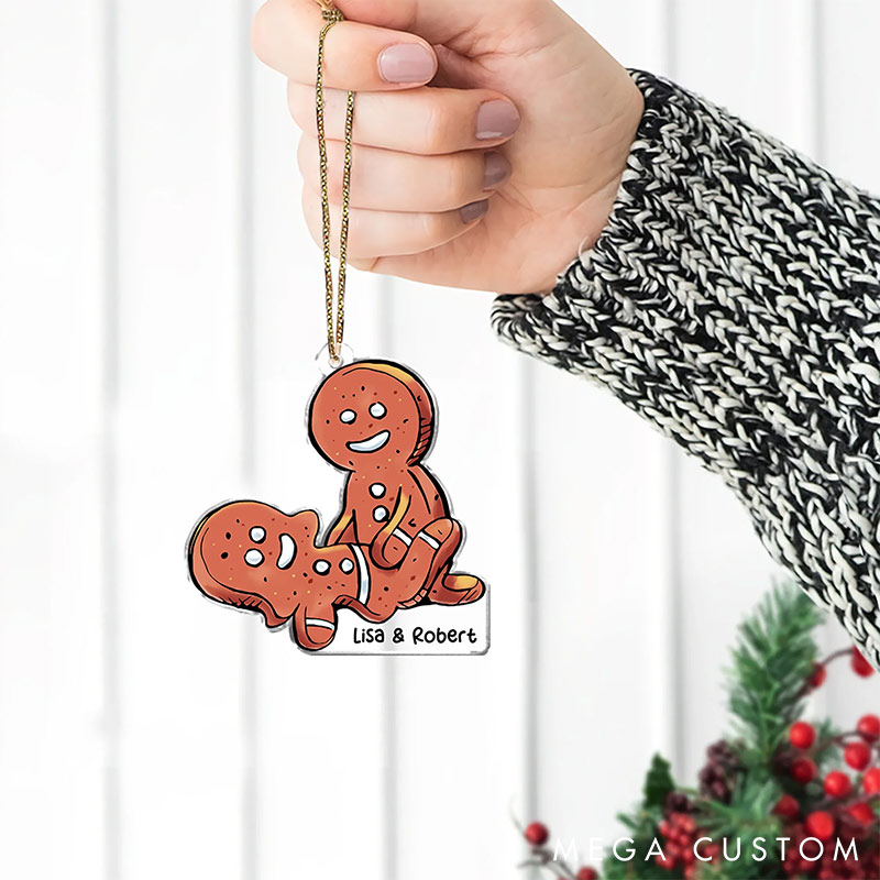Personalized Christmas Naughty Sex Couple Ornament for Girlfriend Boyfriend Valentine's Day Gift for Newlyweds Couple Gift for Wife Husband
