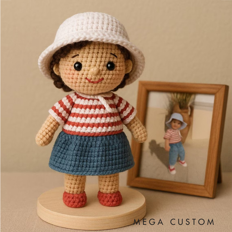 Look ALike Doll Custom Crochet Doll Portrait Girl Doll Amigurumi Crochet People Portrait Doll Family Portrait Doll Couple Crochet Doll