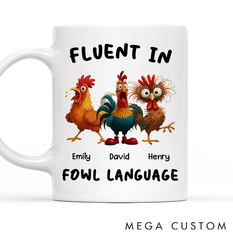 Personalized Pet Lover Fluent in Mugs