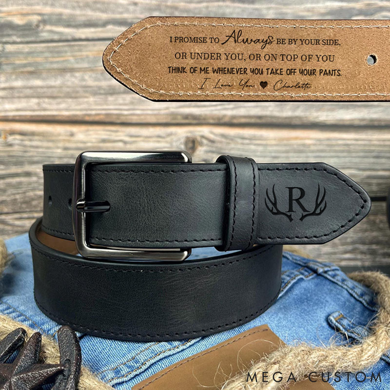 Personalized Leather Belt for Husband I Licked It So It's Mine Custom Hurmous Leather Belt Husband Valentines Gift for Him Anniversary Gift