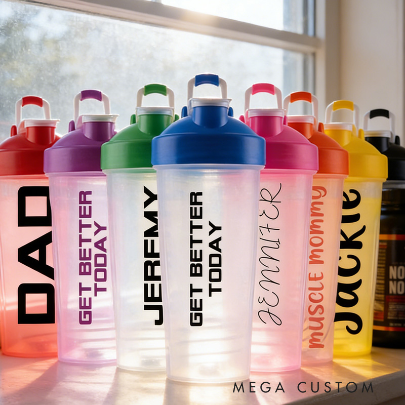 Personalized Gym Shaker Cup Custom Shaker Cup Custom Workout Bottle Shaker Cup with Name Workout Bottle Workout Gift Blender Bottle for Gym Lovers