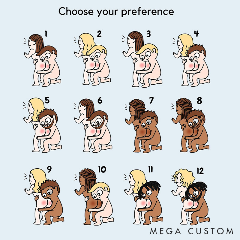 Personalized Couple Butt Mug Valentine Anniversary Gift for Wife Funny Coffee Mug for husband I Love Your Butt Humorous Couple Cup