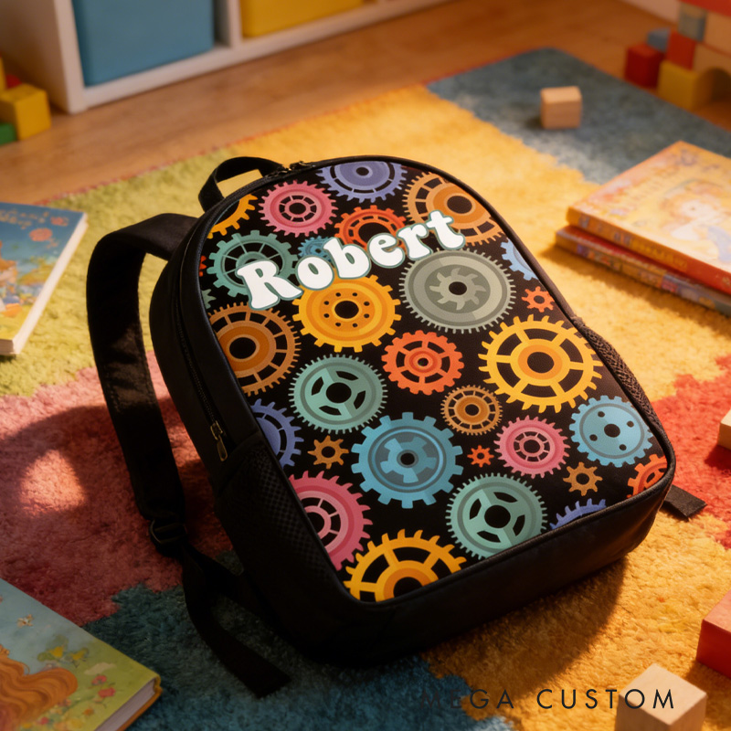 Personalized Custom Name for Kids Back to School Gift Bicycle Kids Boy And Girl Riding Bike for Riding Lovers