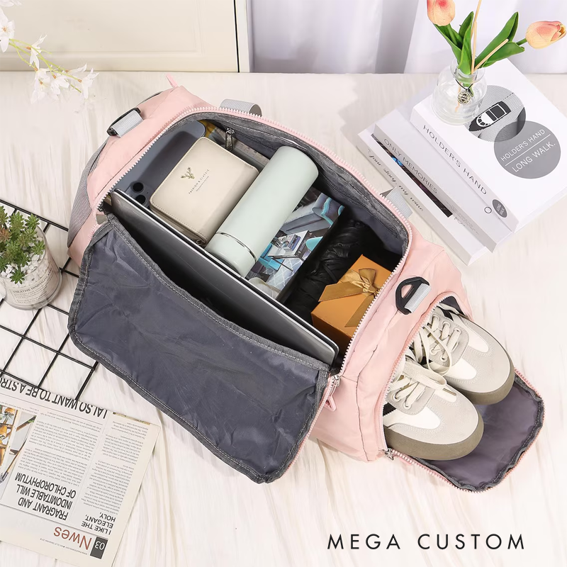 Personalized Racing Duffel Bag Custom Travel and Toiletry Bag for Motorsport Fans Racing Enthusiasts