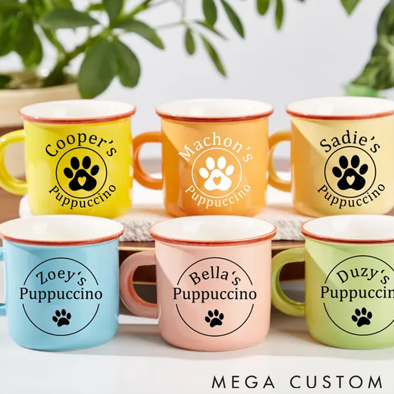 Personalized Pet Lover Pet Pup Cup Reusable Pup Cup Puppuccino Mug