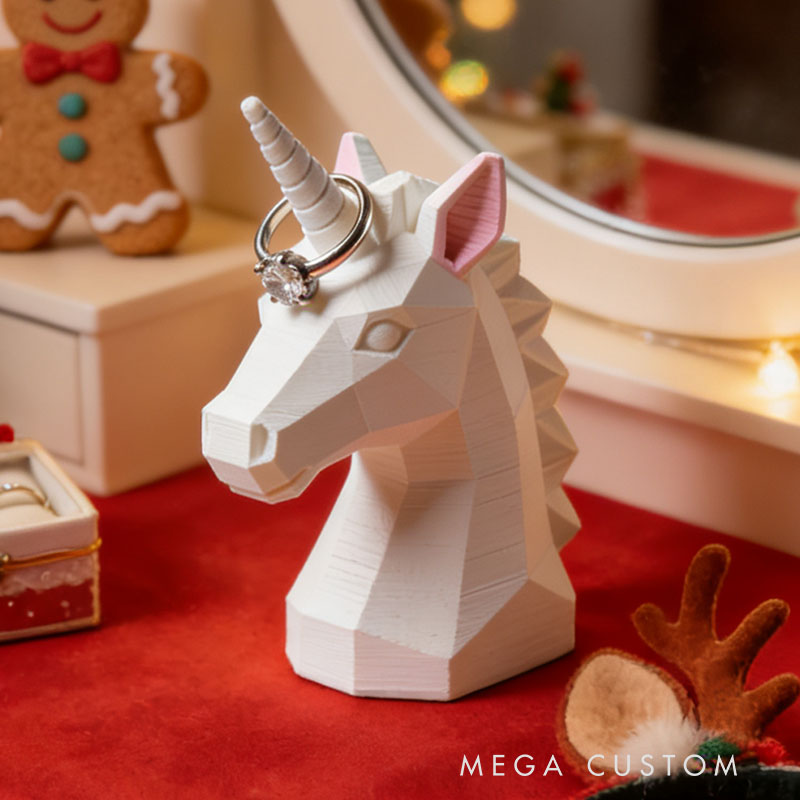 Dream Horse Ring Holder Decor Gift Ring Dish Unique Cute Ring Holder for Ring Display 3D printed plastic