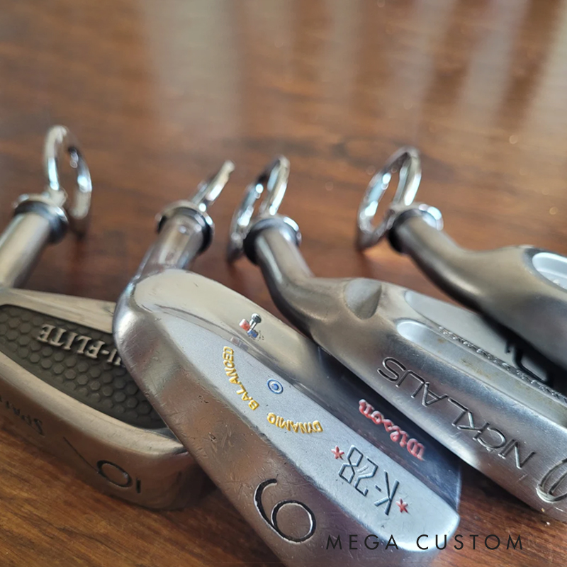 Personalized Vintage and upcycled 6 Iron Golf Club Bottle Opener for 6th Anniversary Gift and Christmas