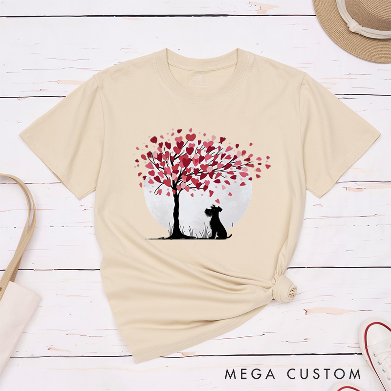 Personalized Pet Lover Funny Valentine Highland Cow T-Shirt