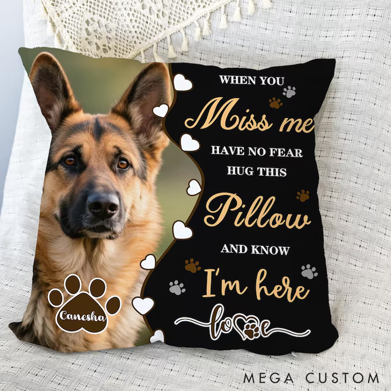 Personalized Pet Lover Custom Pet Memorial Throw Pillows