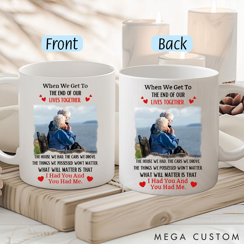 Personalized Couple Mug I Had You and You Had Me Couple Coffee Mug Anniversary Gift for Elderly Couple Valentines Gift