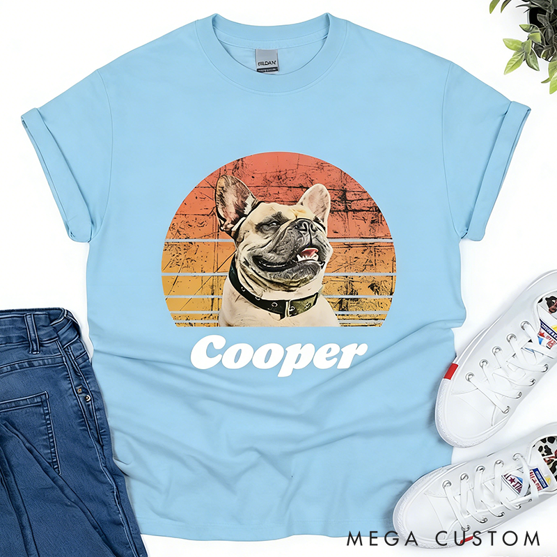 Personalized Pet Lover Funny Custom Pet Vintage T-Shirt