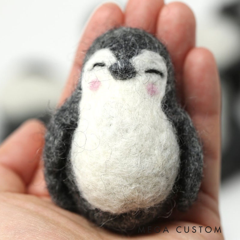 Felt Animals Felt Penguins Penguin Ornament Felt Shapes Felt Ornaments Christmas Ornaments