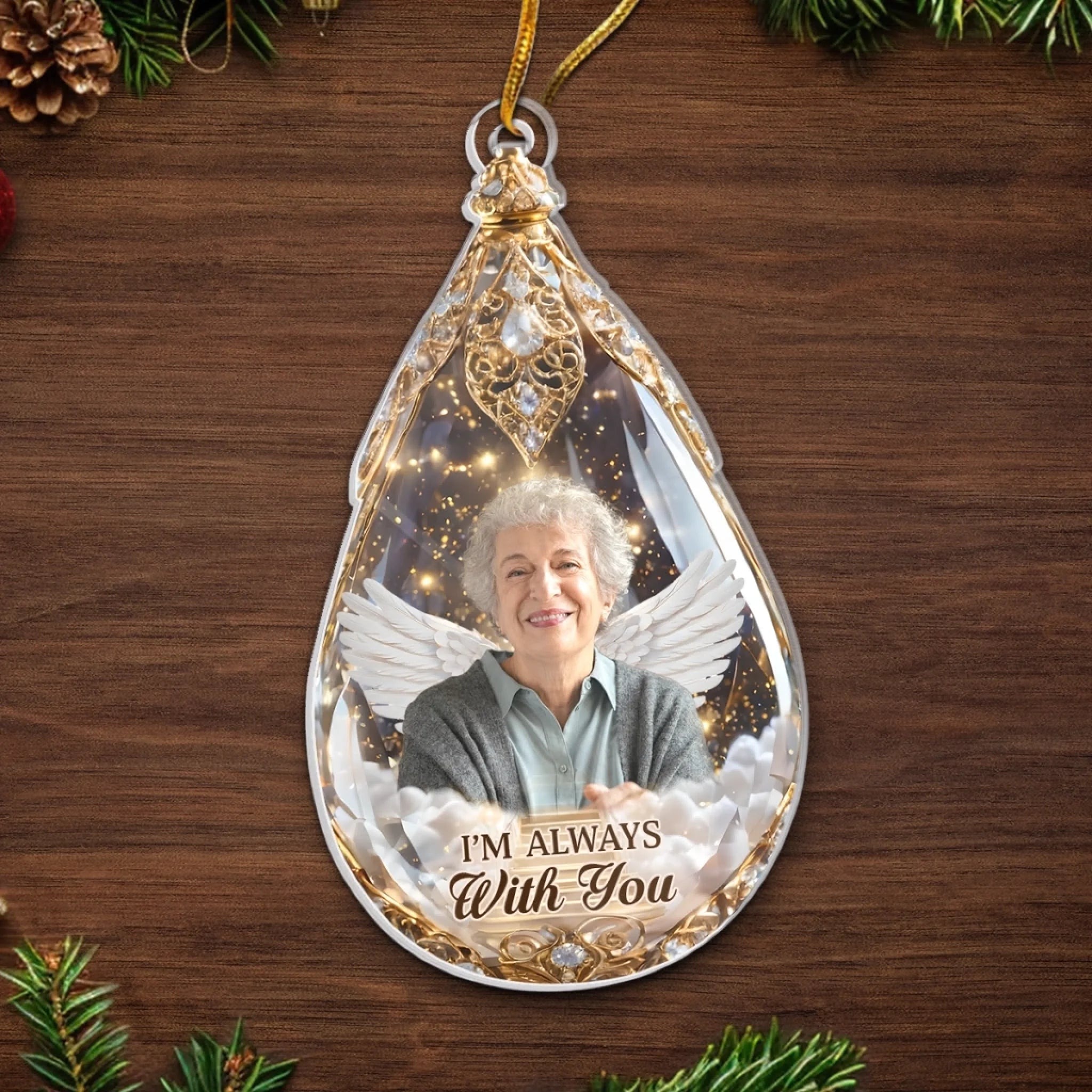 Personalized Memorial Ornament The Moment My Heart Changed Forever Remembrance Keepsake Sympathy Gift