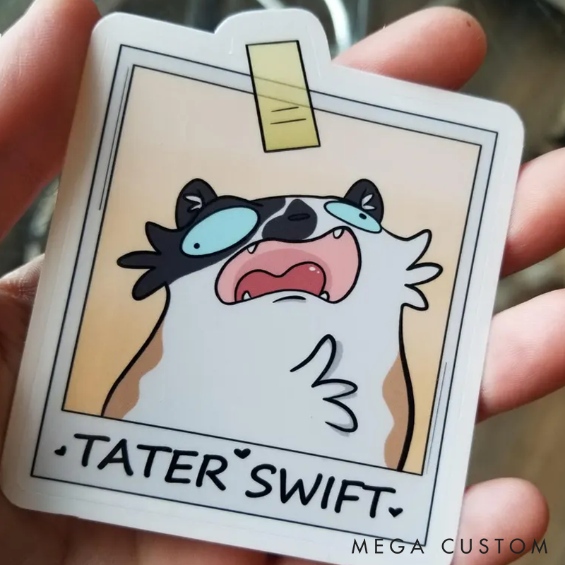 Personalized Pet Lover Funny Pet Photo Image Stickers