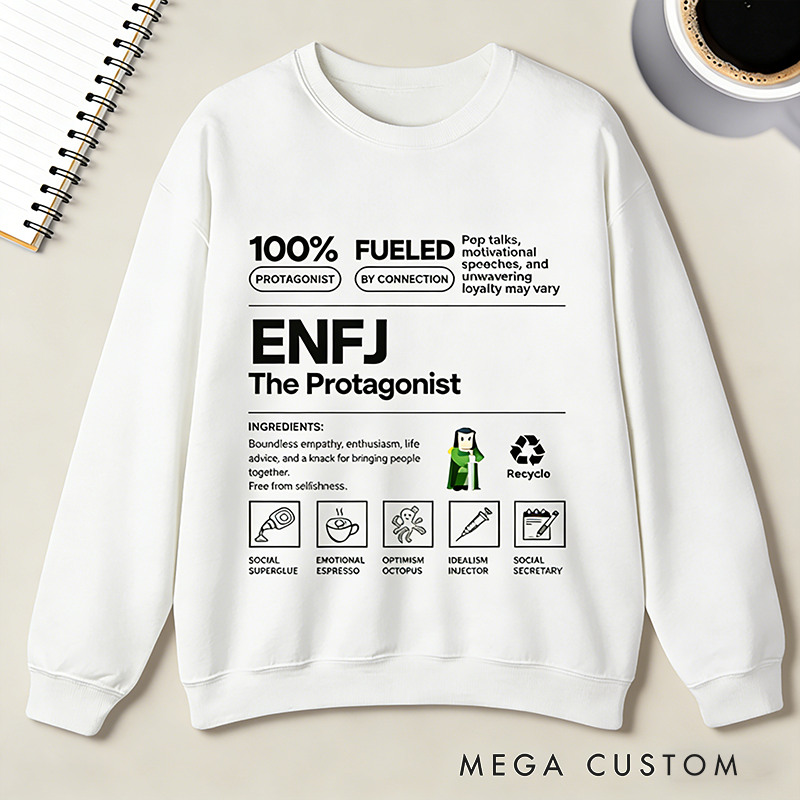 Personalized MBTI 16 Personalities Sweatshirts Thoughtful Gifts