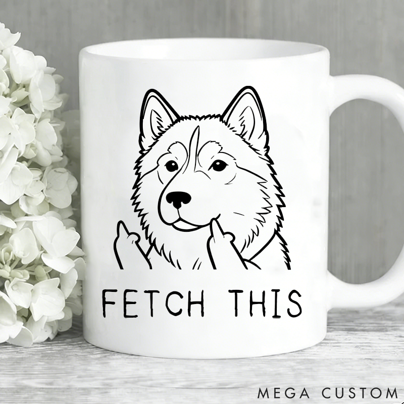 Personalized Pet Lover Custom Fetch This Mugs