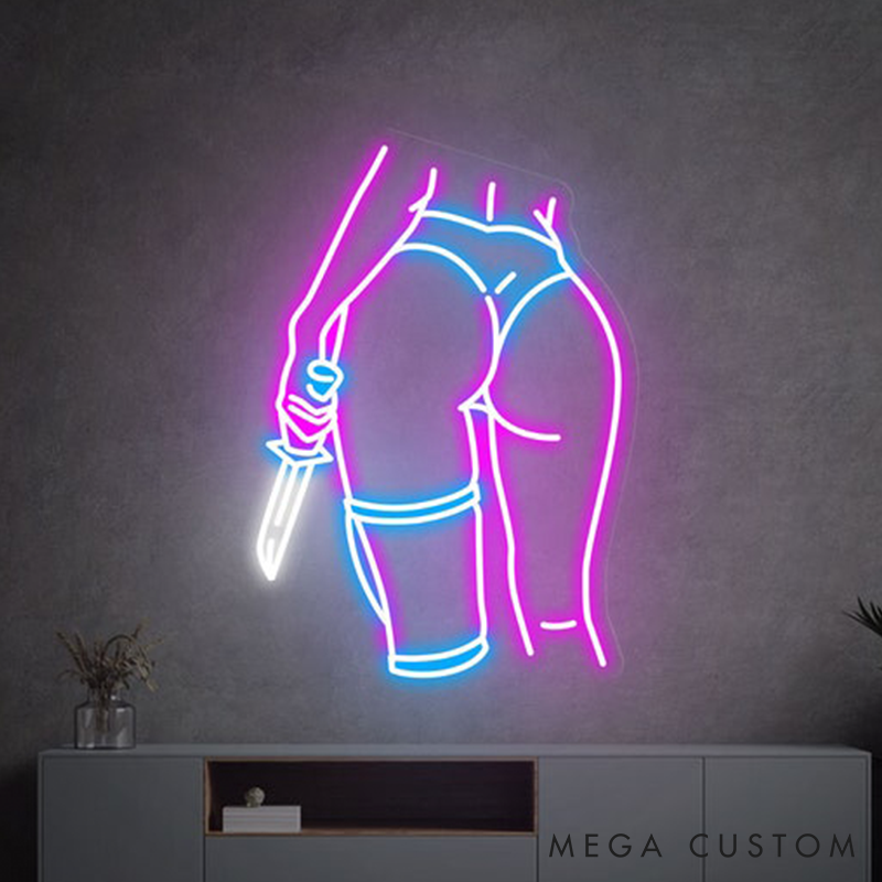 Personalized Body Neon Sign Photo Woman Body Neon Sign Girl Body Neon Sign Valentine's Gift For Her
