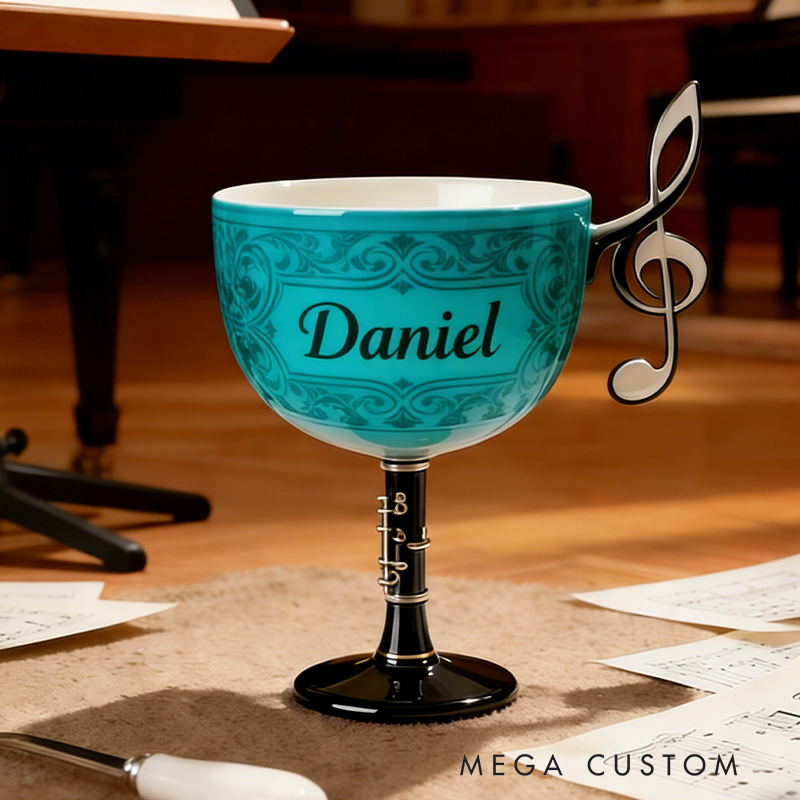 Personalized Music Lover's Tumbler Every Sip of Coffee Conveys a Passion for Music