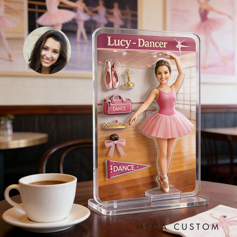 Personalized Ballet Themed Acrylic Decor Custom Photo Gifts The Perfect Present for Ballet Lovers