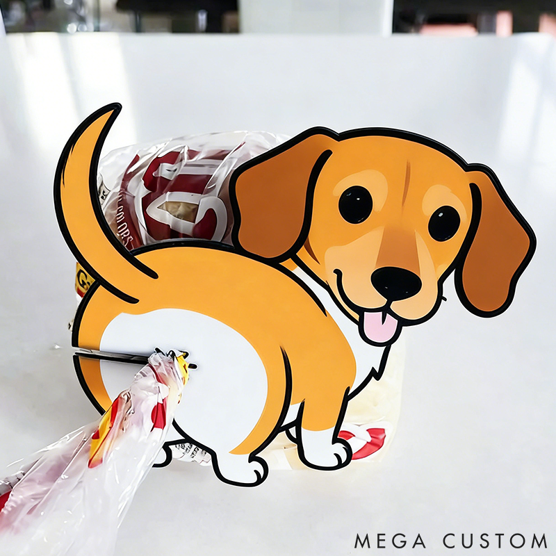 Personalized Pet Lover Funny Pet Butt Bread Clip