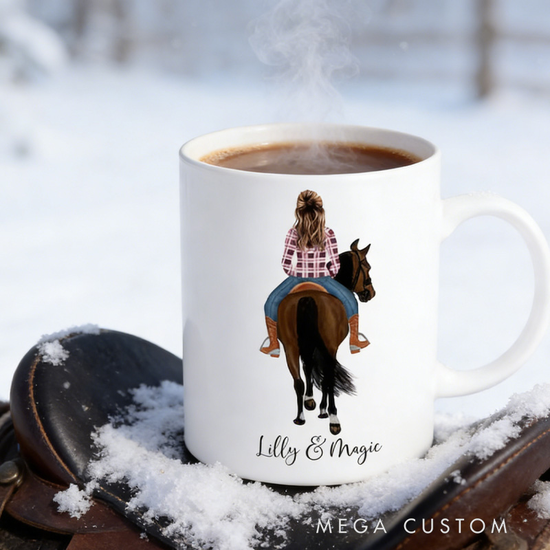 Personalized Horse Owner Mug Horse Riding Gift for Riding Lovers