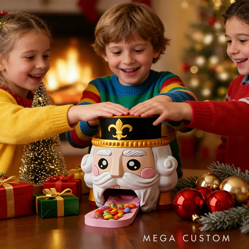 Nutcracker Candy Dispenser – Fun Novelty Treat Holder for Kids & Holiday Decor