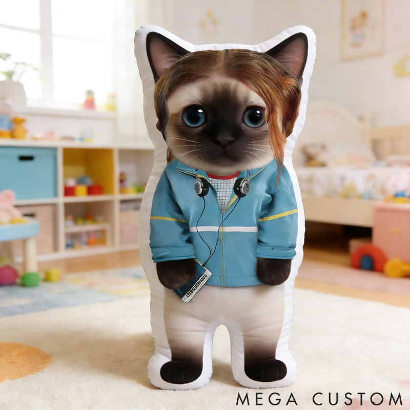 Personalized Pet Lover Funny the Purrfectly Dressed Kitty Companion Graphic 3D Print Pillow