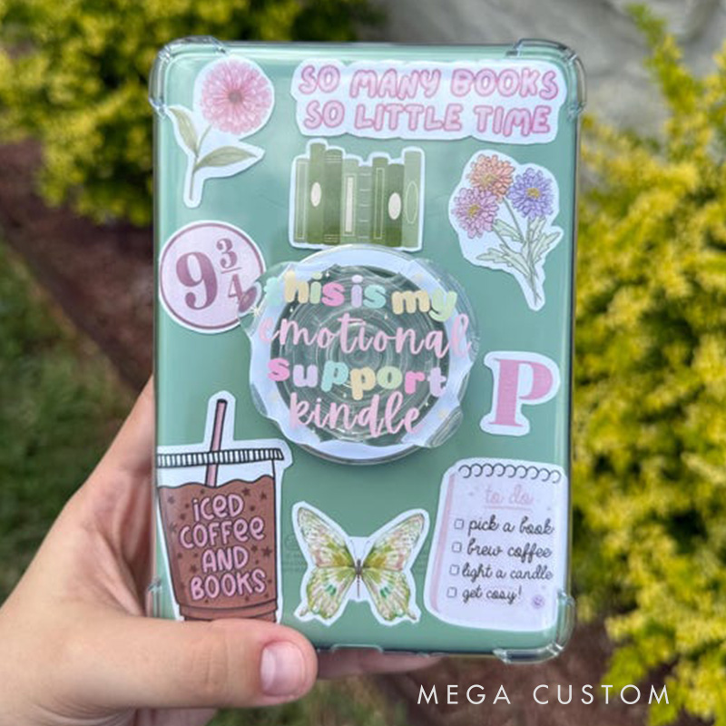 Emotional Support Kindle Magnetic Kindle Grip MagSafe Kindle Grip Magnetic Kindle Holder Kindle Accessories Bookish Gifts for Her