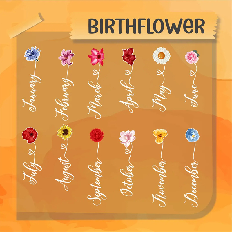 Personalized Wooden Letter Piggy Bank Birth Flower Name Transparent Money Box Gift for Kids Home Decor