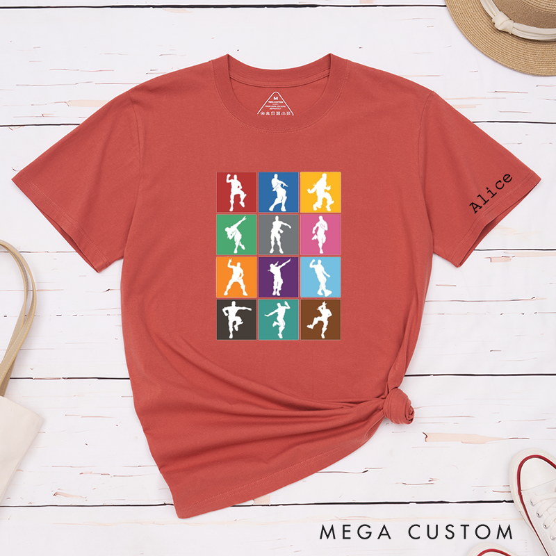 Personalized Classic T-Shirt  Urban Groove Unisex Trendy Cool Dance Gift for Friends Unique Everyday Wear for Street Dance Lovers