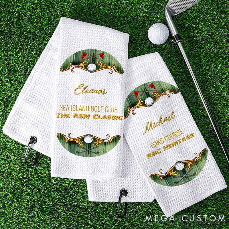 [Copy]Personalized Golf Towel with Custom Name and Unique Custom Designs