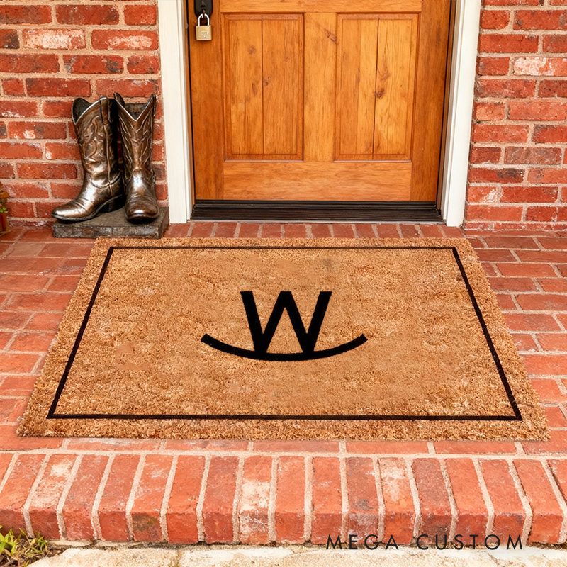 Personalized Racing Door Mat Custom Name Welcome Mat for Race Car Lovers and Motorsport Families