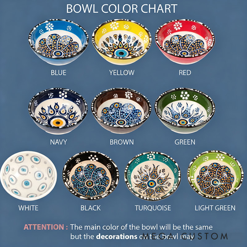 Personalized Ceramic Bowl Bohemian Style Bowl with Custom Name Engraving Gift for Pottery Ceramic Enthusiasts