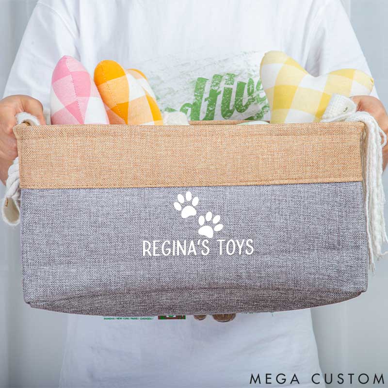 Personalized Pet Lover REGINA'S TOYS Basket