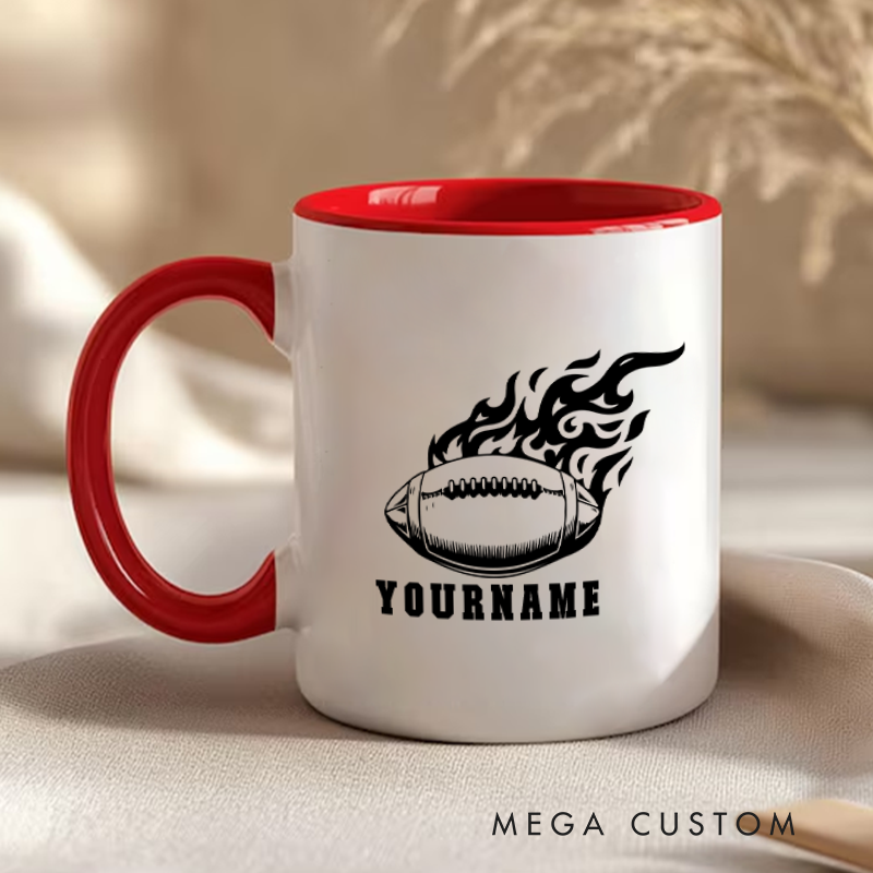 [Copy]Personalized American Football and Rugby with Coach Title and Costom Name Design