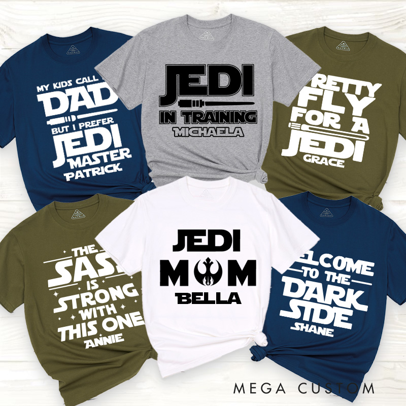 Personalized Galaxy Legion Matching T-Shirts Family Matching Tshirt for Movie Lovers Family Party